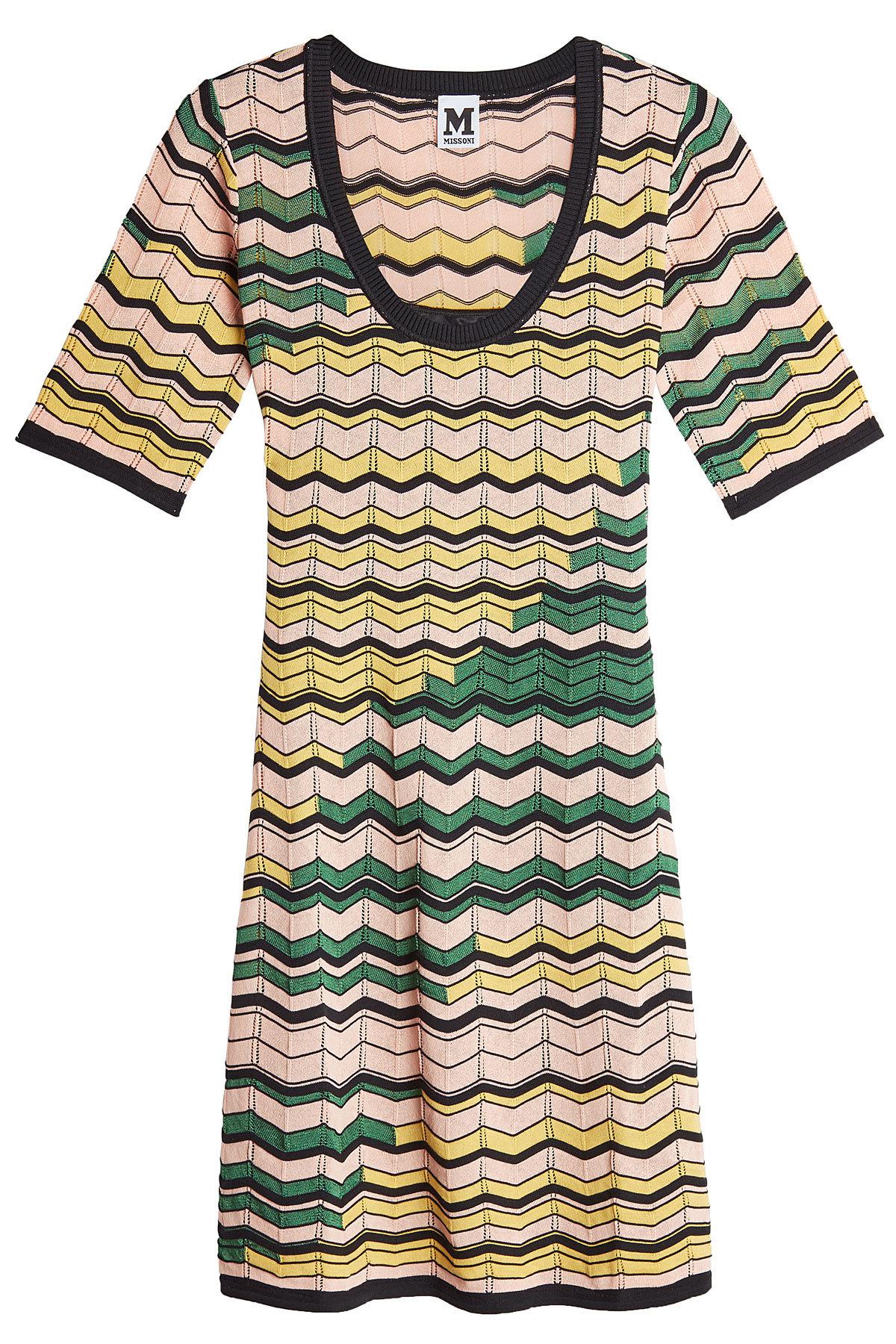 M Missoni Knit Dress With Cotton In ...